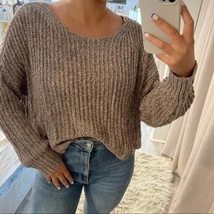 American Eagle Cropped Sweater